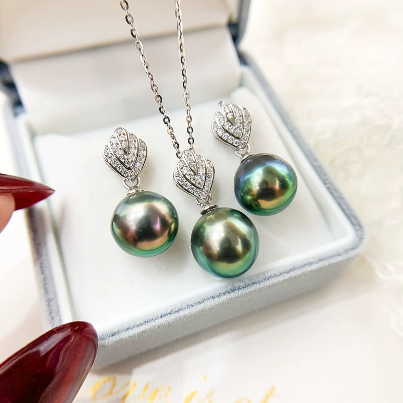 Sterling Silver Pearl Earring Pendant Settings