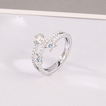 Star pearl ring setting