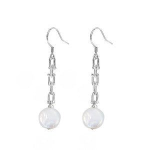 button pearl earrings settings