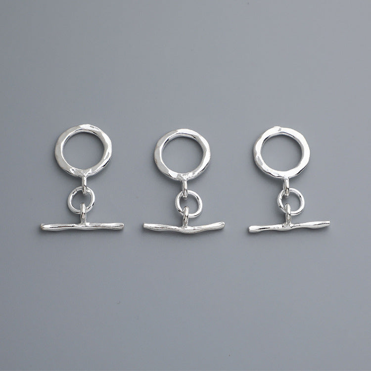 10pcs S925 Sterling Silver OT Clasp for DIY Bracelet & Necklace Making