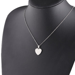 Stainless Steel love heart necklace