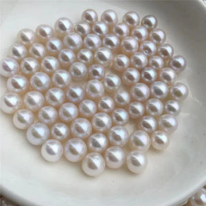 3A 3-12mm loose pearl, white round freshwater pearls, wholesale pearls, loose pearl, 1pc