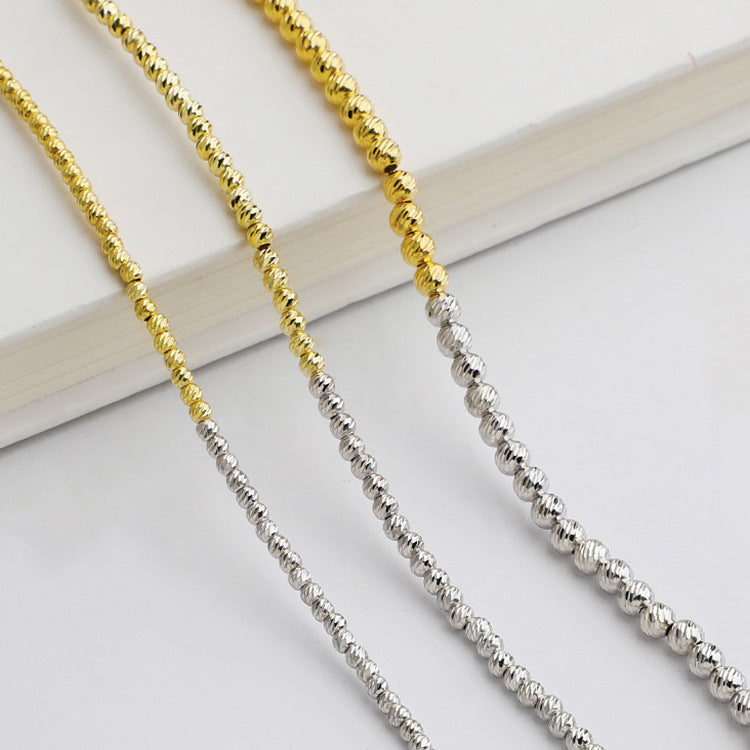 10pcs 2.5-4mm S925 Gold-Plated Flower Spacer Beads for DIY Jewelry Making