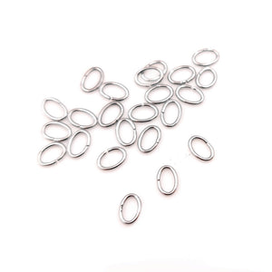 Stainless steel oval opan jump ring