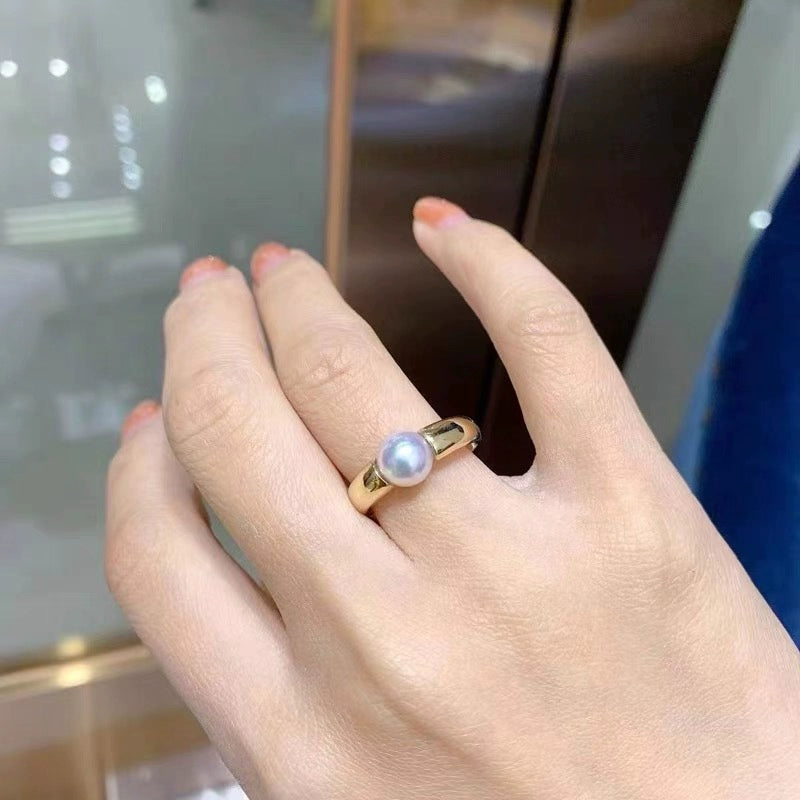 Sterling silver earrings and ring setting