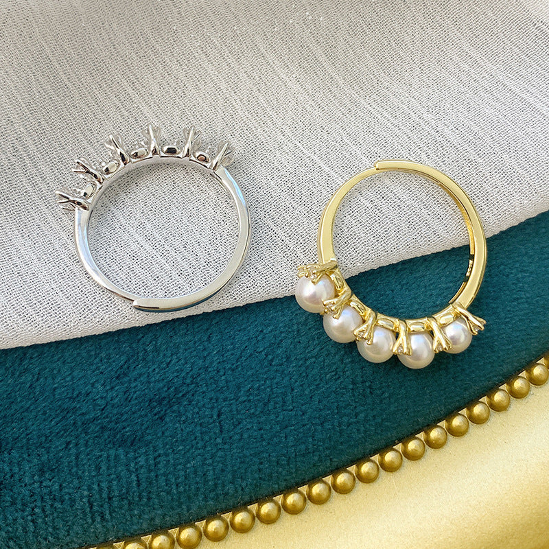 Balance beam pearl setting