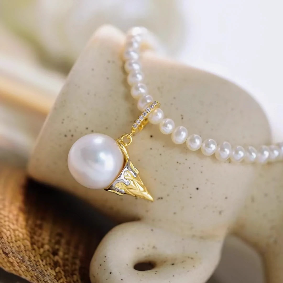 S925 Sterling Silver Ice Cream Clasp for Necklace Bracelet