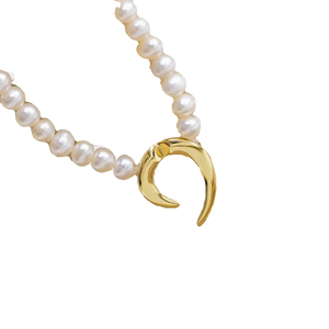 S925 Sterling Silver Crescent Clasp Set