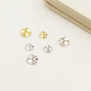 10pcs Wave Spacer Disc Beads for Jewelry Making