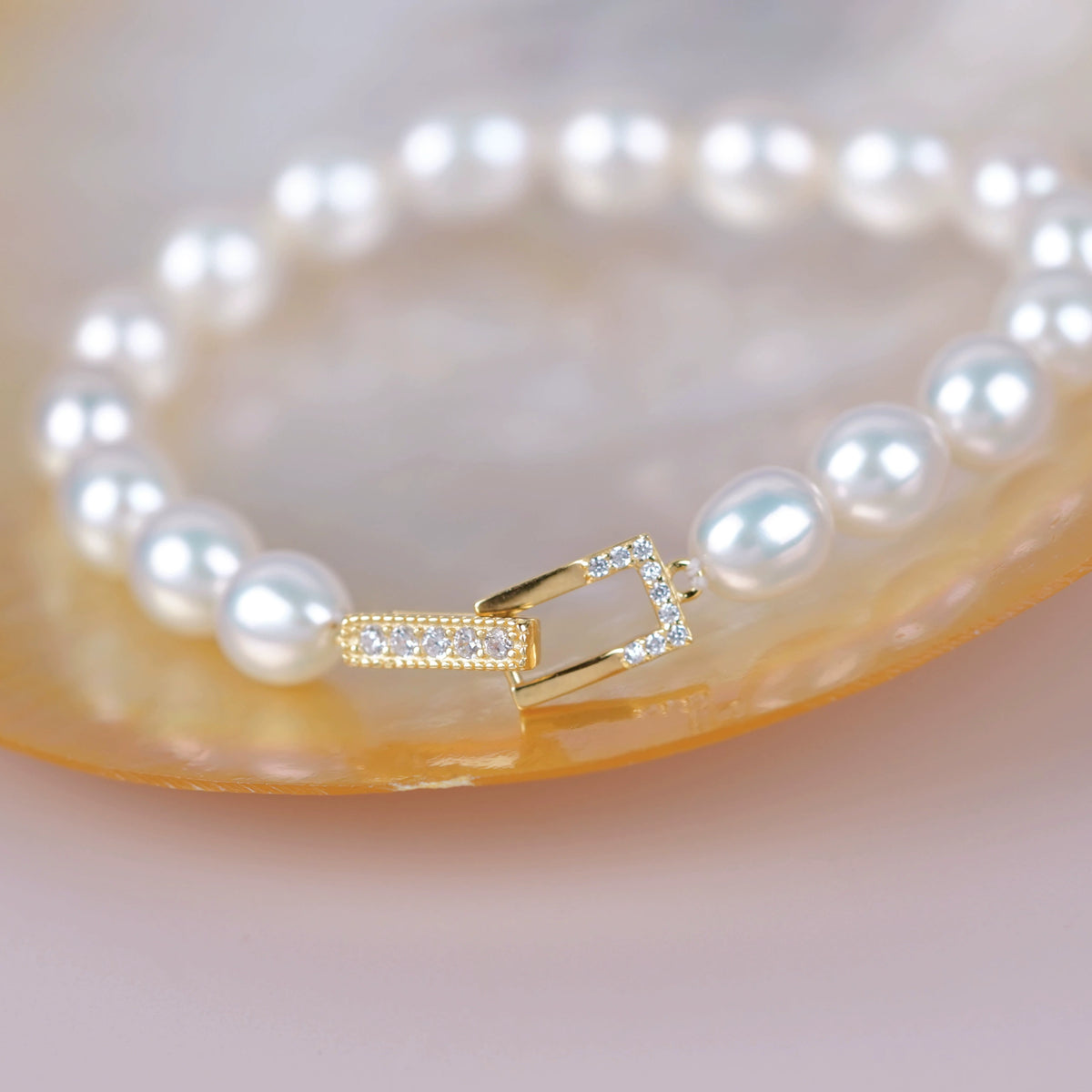 S925 Sterling Silver Rectangular Clasp for Necklace Bracelet