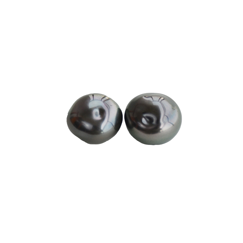 3A 2-12mm Tahitian Keshi Pearl, Black Peacock Green Loose Pearl Bead, Natural Round or Oval Shape, Undrilled Half Drilled 1mm or Fully 0.7mm