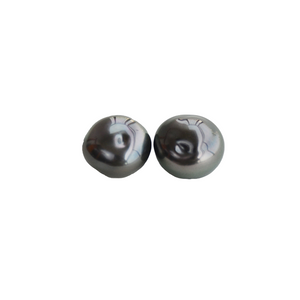 3A 2-12mm Tahitian Keshi Pearl, Black Peacock Green Loose Pearl Bead, Natural Round or Oval Shape, Undrilled Half Drilled 1mm or Fully 0.7mm