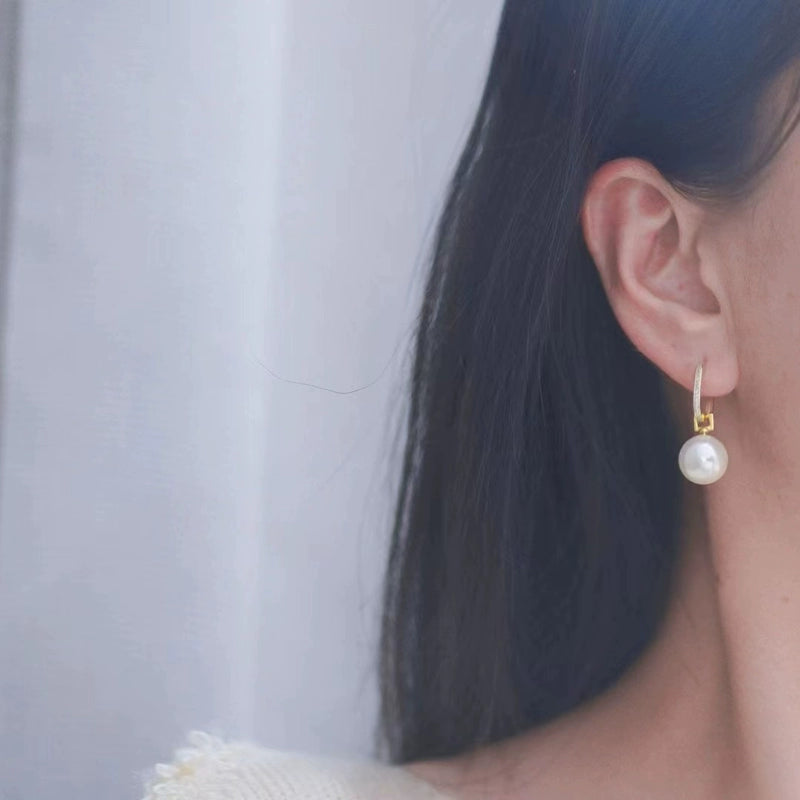 S925 Sterling Silver or Gold Dangle Earring Setting