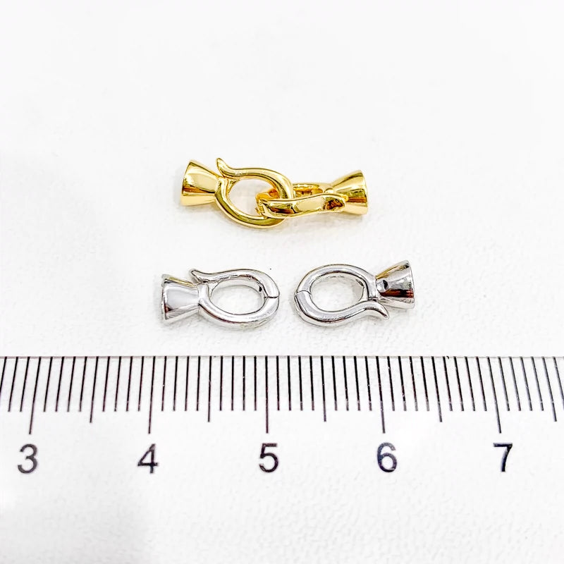 S925 Sterling Silver Bracelet Buckle Clasp for Jewelry Making