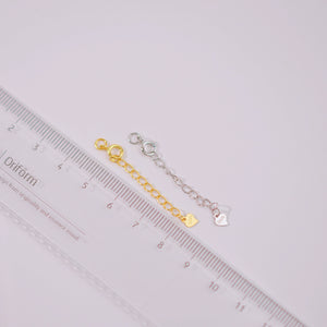 S925 Sterling Silver 5cm Lobster Extension Chain for Jewelry Making