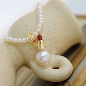 S925 Sterling Silver Lipstick Clasp for Necklace Bracelet