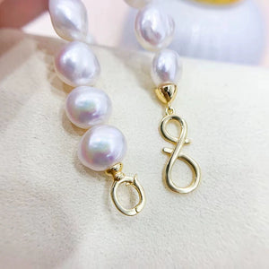 S925 Sterling Silver Twist Bowtie Clasp