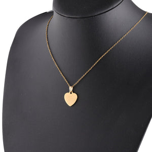 Stainless Steel love heart necklace