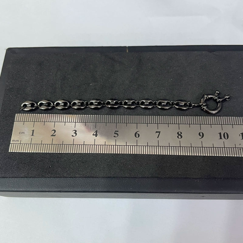 S925 sterling silver half chain buckle