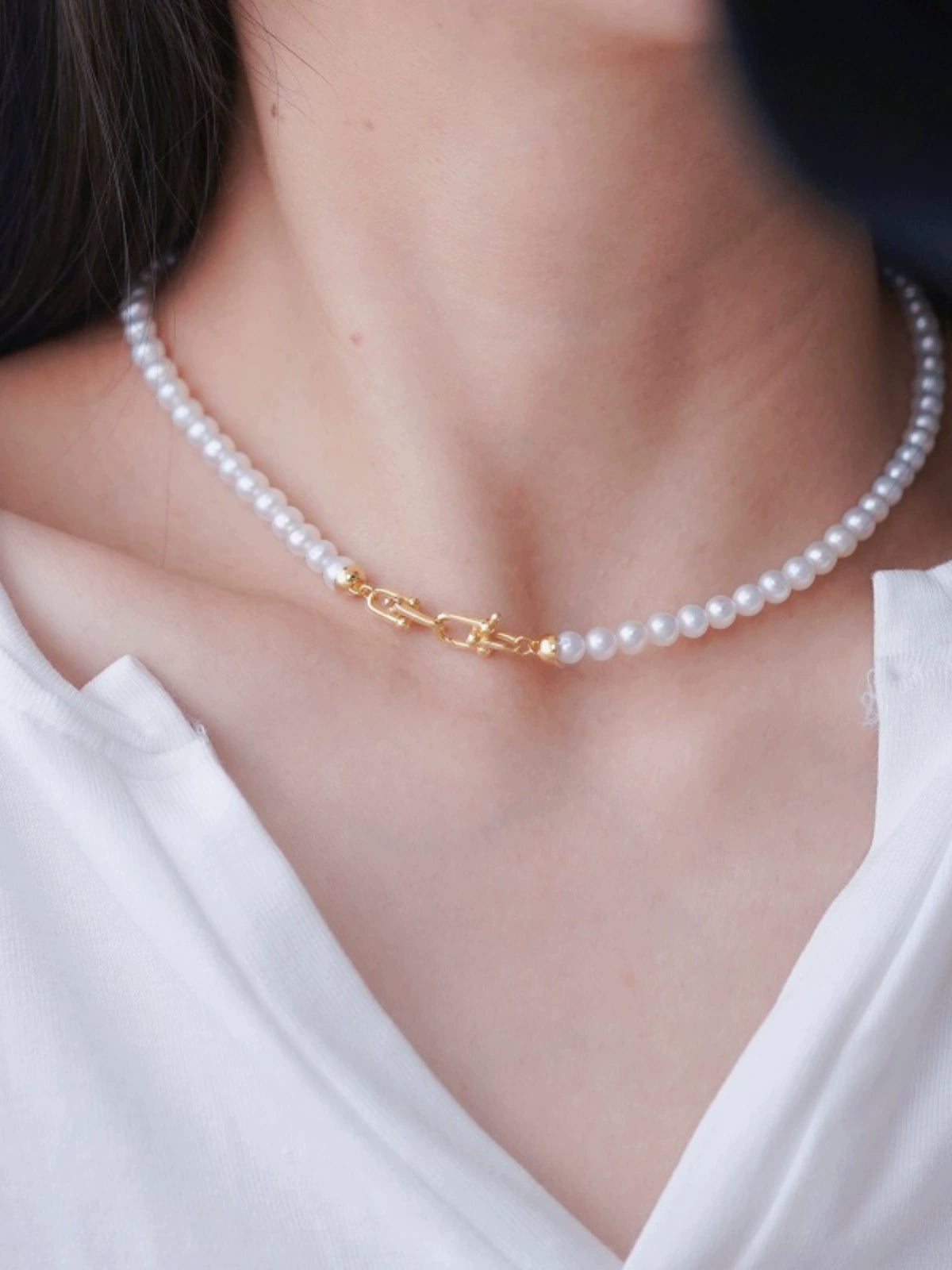 S925 Sterling Silver Horseshoe Clasp for Necklace Bracelet