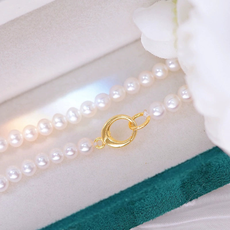 S925 Sterling Silver Circle Buckle Clasp for Jewelry Making