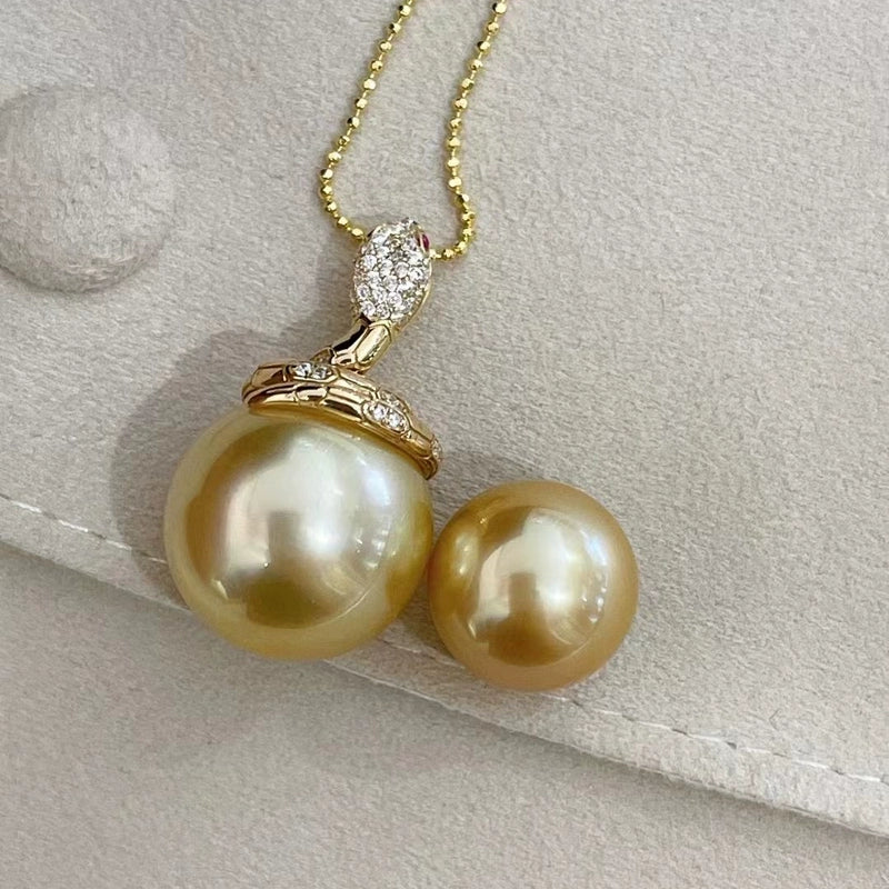 S925 Sterling Silver Snake Pendant Setting