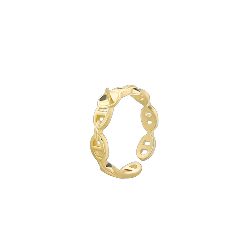 Daily wear pearl ring setting