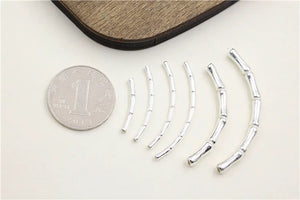 S925 sterling silver 2-4MM tube spacer