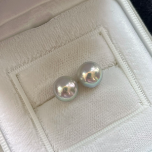 3A 4-10mm Grey Akoya Baroque Pearl, Natural Tone Loose Pearl with Strong Luster, Undrilled Half Drilled 1mm or Fully Drilled 0.7mm