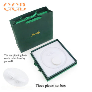 10pcs green and red pearl necklace box set, wholesale jewelry packaging for earrings and bracelets, pearl display tote box collection