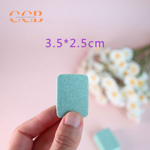 100pcs 2.5x3.5cm mini silver polishing stick for jewelry cleaning, double sided tarnish remover buffing and polishing bar, custom logo available