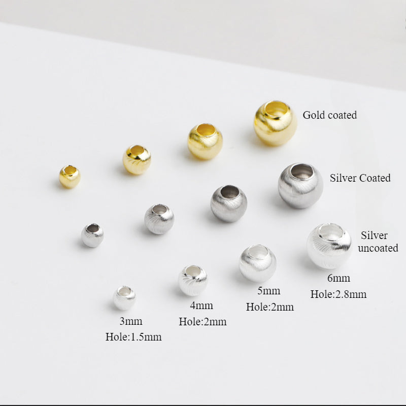 S925 Gold-Plated Cat's Eye Spacer Beads for DIY Jewelry Projects