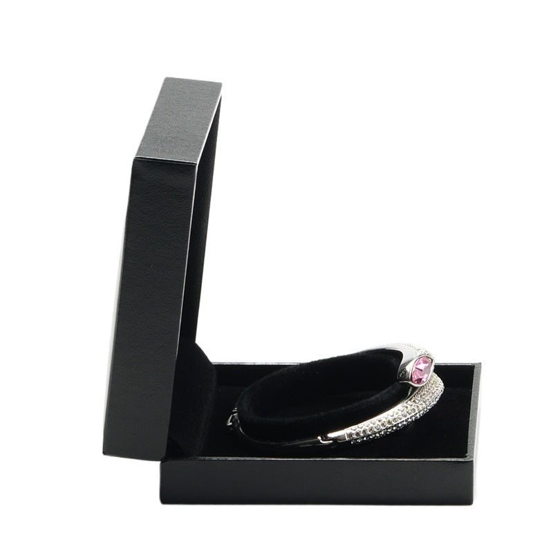 Luxury flip lid jewelry packaging box faux leather paper ring box pendant box bracelet box necklace box long chain box wholesale