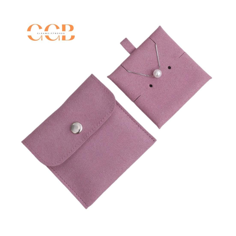 10pcs purple Microfiber Set Jewelry Pouches