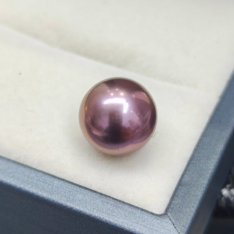 4A One Piece Natural Edison Freshwater Purple Pearls