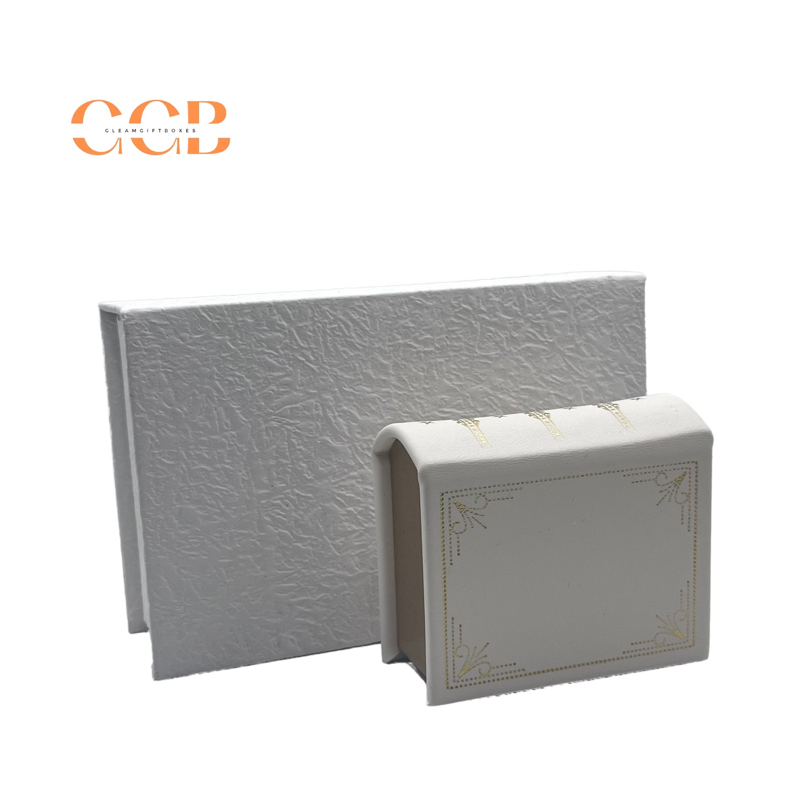 White Book Shape Jewelry Box