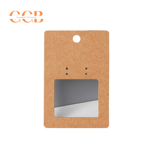 50pcs 6x9cm hollow design earring display cards with hanging hole double stud dangle set jewelry packaging card for retail and wholesale