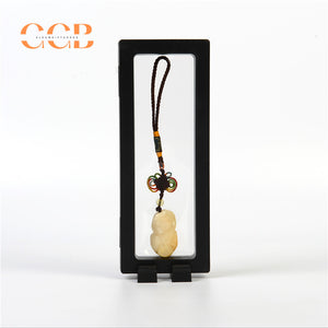 10pcs long clear PE film floating display box transparent plastic packaging case for watch bracelet pen jewelry retail showcase storage