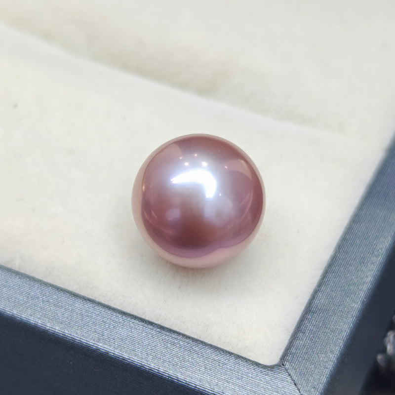 4A One Piece Natural Edison Freshwater Purple Pearls