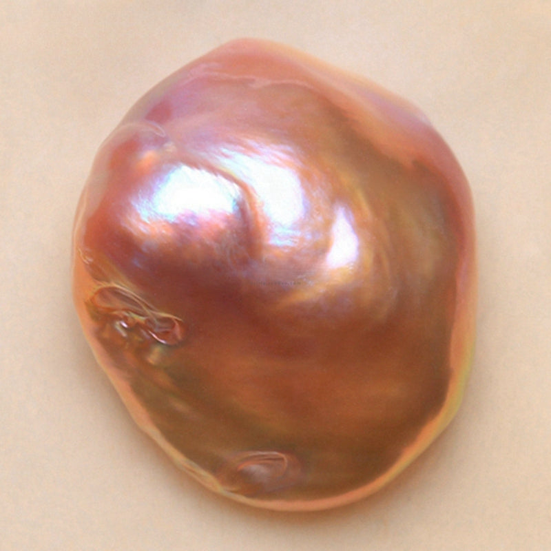 4A 14–17mm Purple Baroque Freshwater Pearl, Undrilled Loose Bead