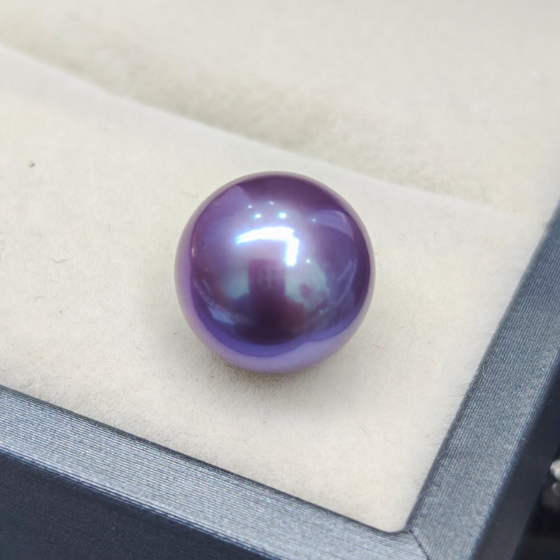 4A One Piece Natural Edison Freshwater Purple Pearls