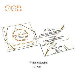 5x5cm small silver polishing cloth for jewelry cleaning