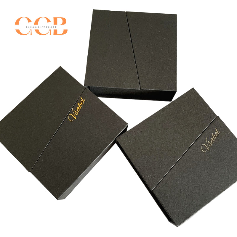 200 Sets Black Custom Jewelry Box With Mailer Bag Bundle - Australia Jewellery Package Wholesale