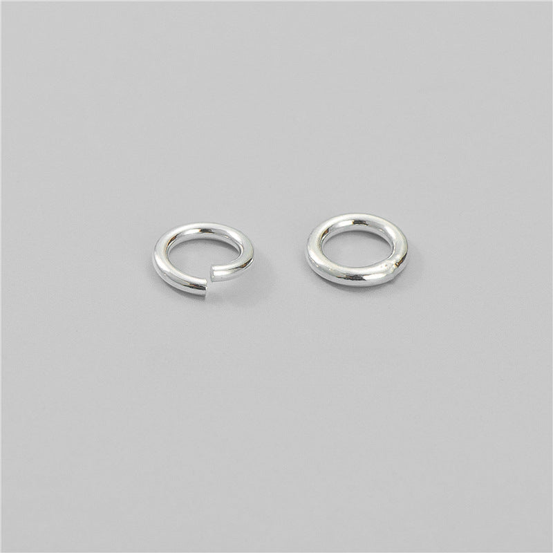 3-10mm 20pcs S925 Sterling Silver Open & Closed Jump Ring Accessories