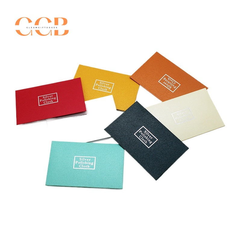 200 pcs 6.5x10cm pearl paper silver polishing cloth for jewelry cleaning