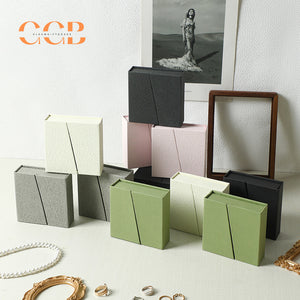 10pcs Dual-Open Jewelry Gift Box Set | PE Film Anti-Tarnish Packaging for Rings, Crystal Bracelets, Necklaces & Brooches