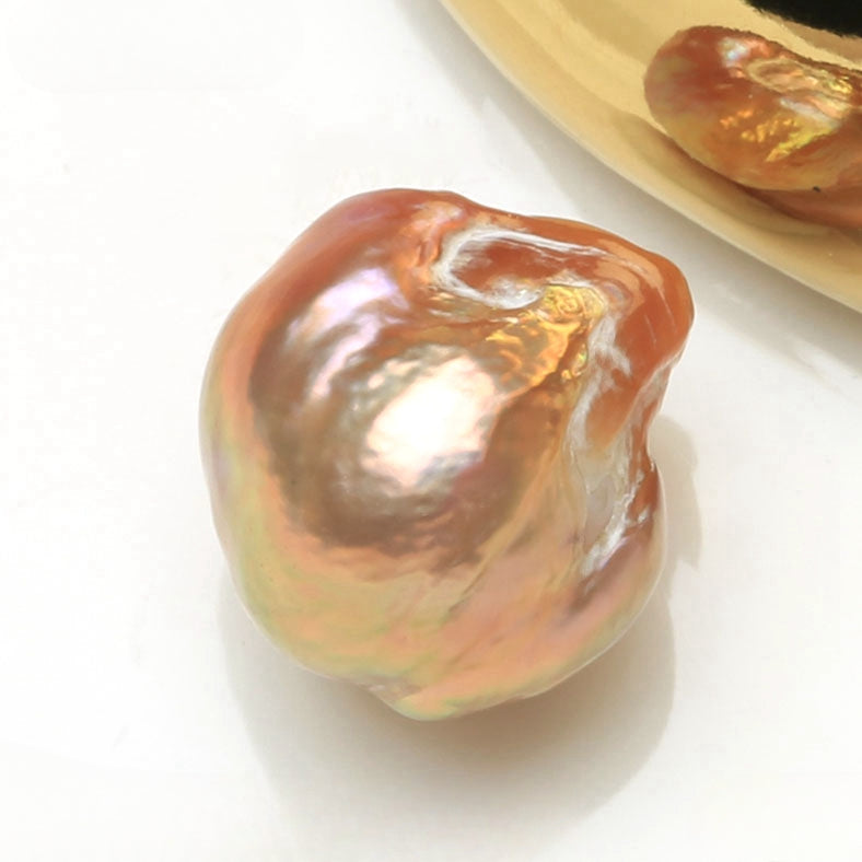 5A 8mm Lavender Pink Baroque Freshwater Pearl, Irregular Loose Bead