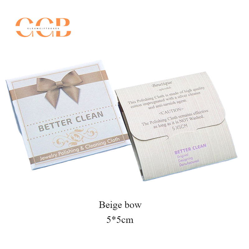 5x5cm small silver polishing cloth for jewelry cleaning