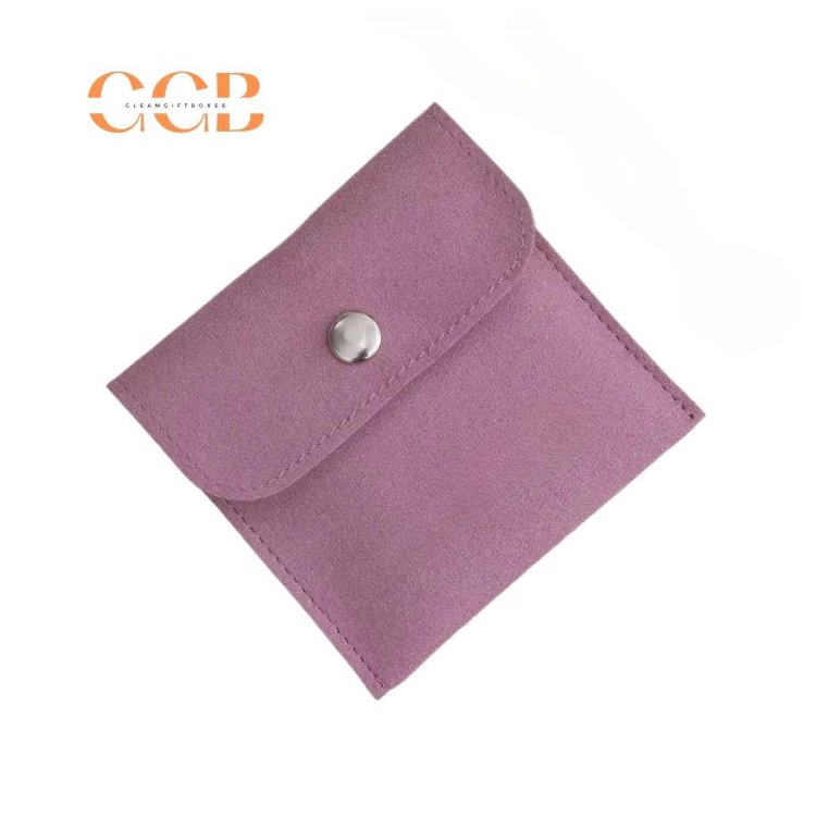 10pcs purple Microfiber Set Jewelry Pouches