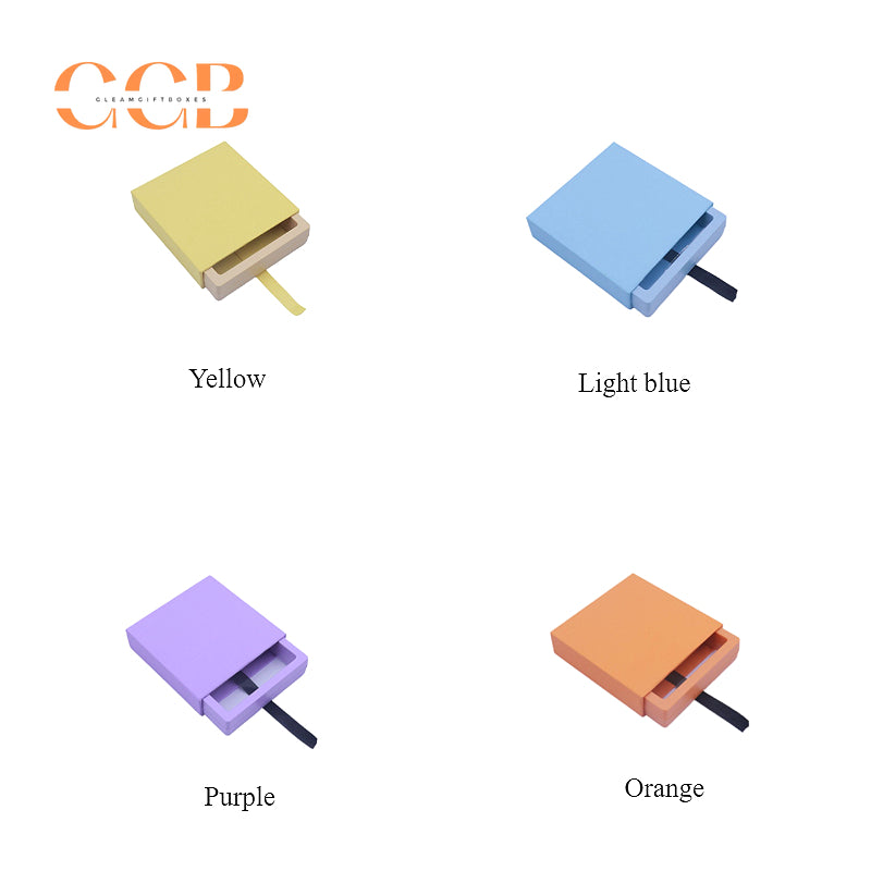 10pcs clear film floating display box dustproof jewelry organizer creative plastic gift packaging case for necklace ring earring bracelet